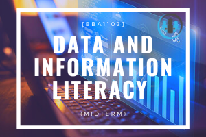 ชีทสรุป [BBA1102] Data and Information Literacy (Midterm)