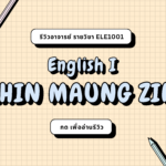 รีวิวอาจารย์ KHIN MAUNG ZIN (2024)